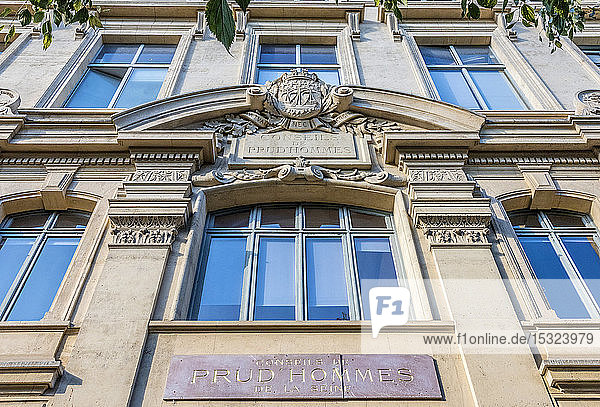Frankreich  Paris  4. Arrondissement  Ile de la Cite  Gebäude des Conseil des Prudhommes (Arbeitsgericht) an der Seine  rue Aube