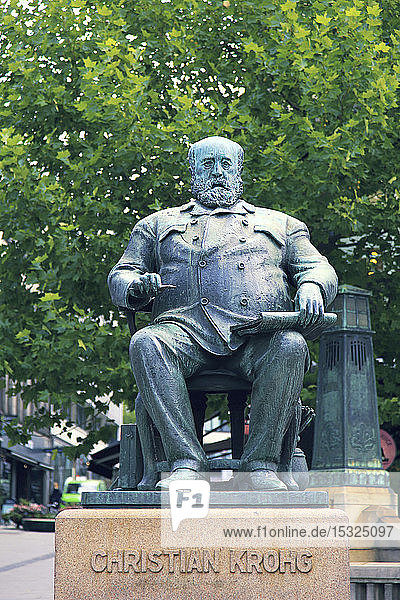 Norwegen  Oslo  Christian-Krohg-Statue