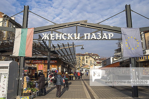 Bulgarien  Sofia  Frauenmarkt