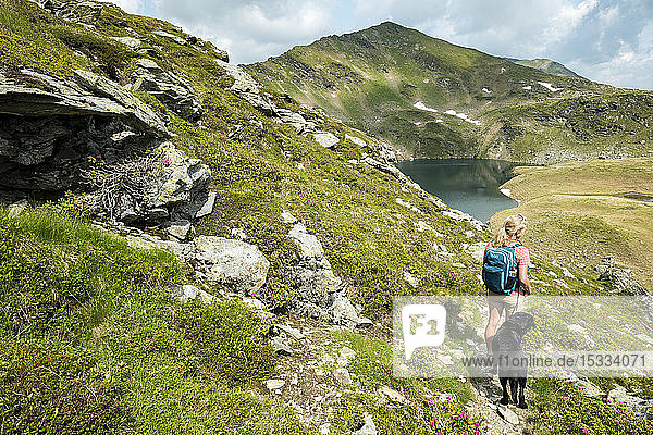 Austria  UNESCO's Biosphere Reserve Salzburg's Lungau  Lower Tauern  Schonalmsee alpine lake
