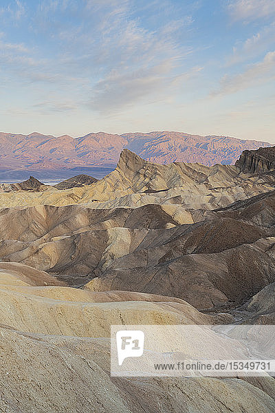 Zabriskie Point  Death Valley National Park  Kalifornien  Vereinigte Staaten von Amerika  Nordamerika