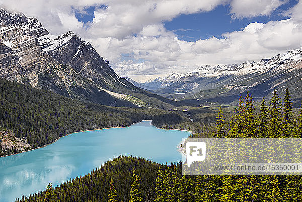 Peyto Lake  Banff National Park  UNESCO-Weltkulturerbe  Alberta  Kanada  Nordamerika
