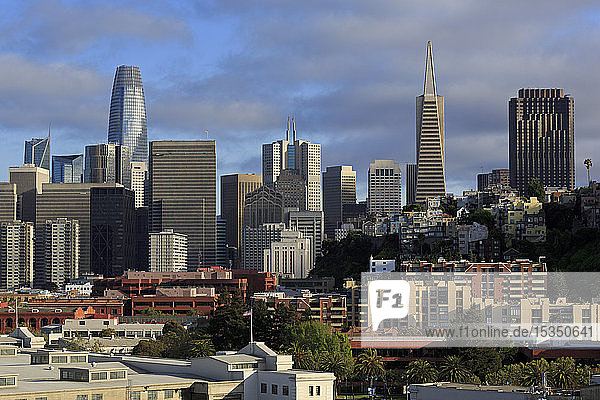 Skyline  San Francisco  Kalifornien  Vereinigte Staaten von Amerika  Nordamerika