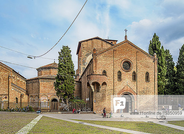 Basilika und Heiligtum von Santo Stefano  Bologna  Emilia-Romagna  Italien  Europa