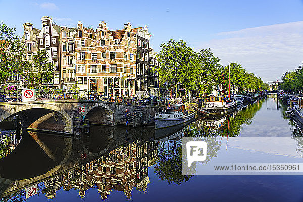 Brouwersgracht Canal Amsterdam North Holland The Netherlands Europe