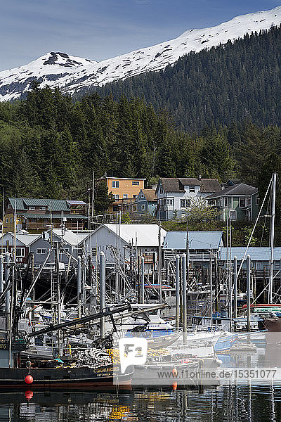 Thomas Basin Bootshafen  Ketchikan  Alaska  Vereinigte Staaten von Amerika  Nord-Amerika