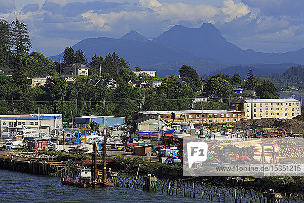 Pier 3  Hafen von Astoria  Oregon  Vereinigte Staaten von Amerika  Nord-Amerika