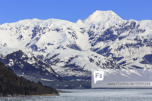 Hubbard-Gletscher  Disenchantment Bay  Alaska  Vereinigte Staaten von Amerika  Nordamerika