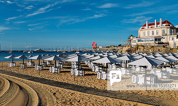 Conceicao Beach in Cascais Lisbon region Costa Verde Portuguese Riviera Portugal Europe