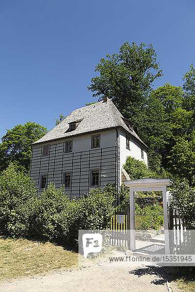 Goether's Summer House (Goethe Gartenhaus) (Goethe's Garden House) at the Park an der Ilm in Weimar Thuringia Germany Europe
