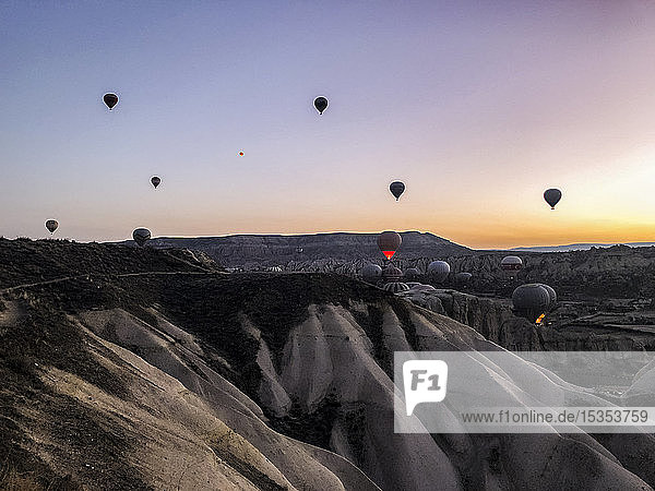 Heissluftballon Ã?ber GÃ¶reme  Kappadokien  TÃ?rkei