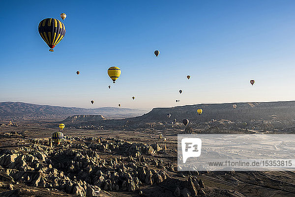 Heissluftballon Ã?ber GÃ¶reme  Kappadokien  TÃ?rkei