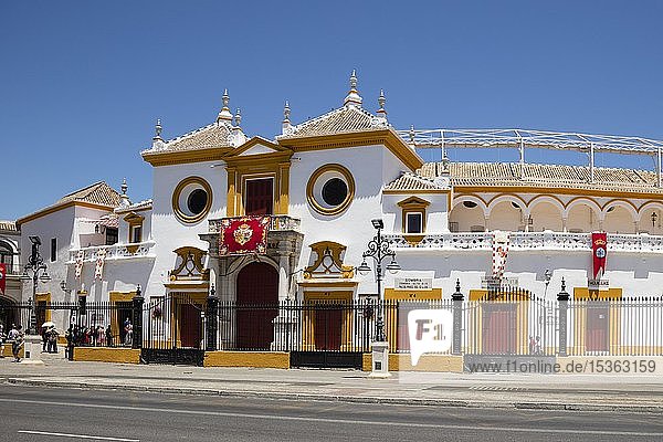 Stierkampfarena La Real Maestranza Sevilla Andalusien Spanien Europa