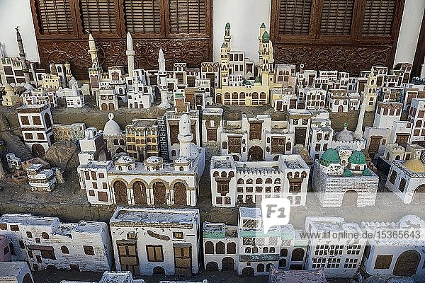 Miniaturhäuser  Al Taybat City Museum  Jeddah  Saudi-Arabien  Asien
