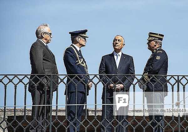Rede des portugiesischen Präsidenten Marcelo Rebelo de Sousa Lissabon Distrikt Lissabon Portugal Europa