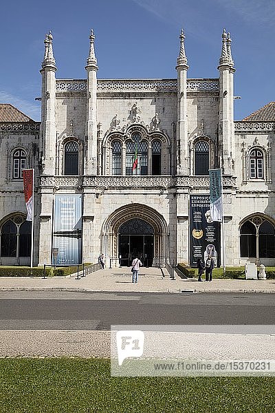 Archäologisches Museum  Mosteiro dos Jerónimos  Hieronymus-Kloster  UNESCO-Weltkulturerbe  Belém  Lissabon  Portugal  Europa
