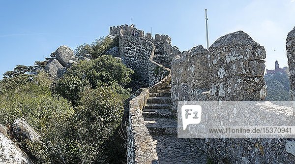Burg Castelo dos Mouros  Kulturlandschaft Sintra  Sintra  Portugal  Europa
