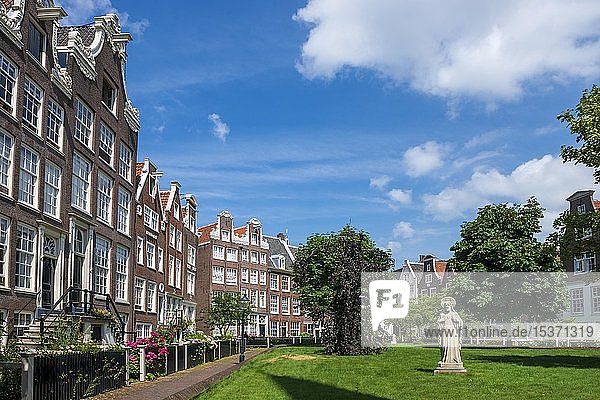 Begijnhof  Beguinage  Amsterdam  Provinz Nordholland  Niederlande