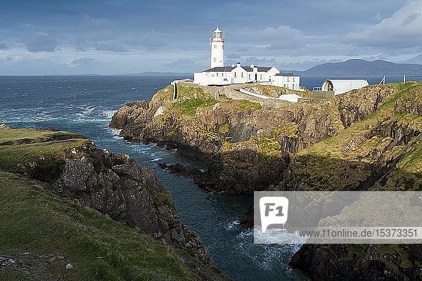 Lighthouse Fannad Head  County Donegal  Ireland  Europe