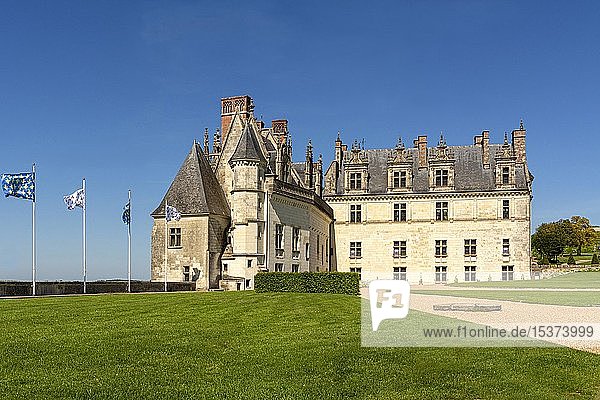 Renaissance-Schloss von Amboise  Departement Indre-et-Loire  Centre-Val de Loire  Frankreich  Europa