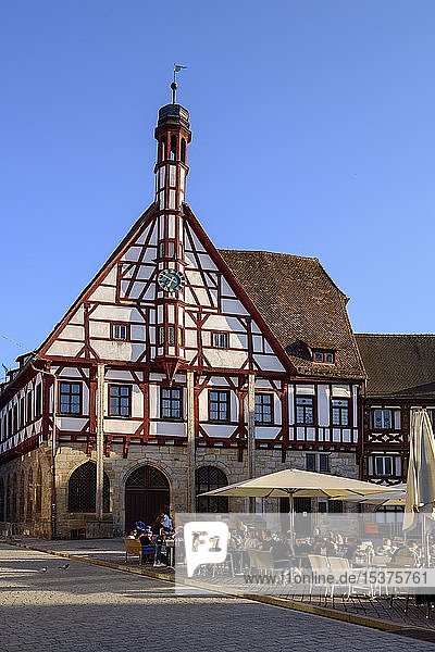 Rathaus  Forchheim  Oberfranken  Franken  Bayern  Deutschland  Europa