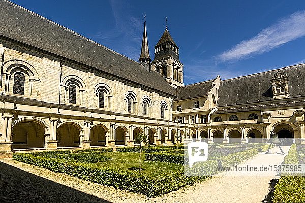 Großes Moutier-Kloster der Königlichen Abtei von Fontevraud Fontevraud l'Abbaye Maine-et-Loire Pays de la Loire Frankreich Europa