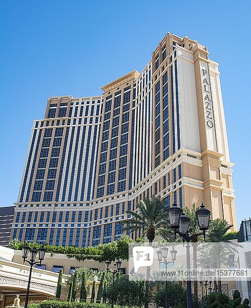 Palazzo  Gebäude des Hotels und Casinos Venetian Resort  Las Vegas Strip  Las Vegas  Nevada  USA  Nordamerika