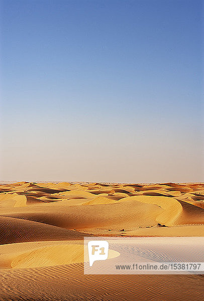 Sultanat Oman Wahiba-Sand Dünen in der Wüste