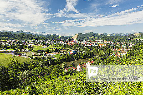 Österreich  Steiermark  Leoben  Stadtbild