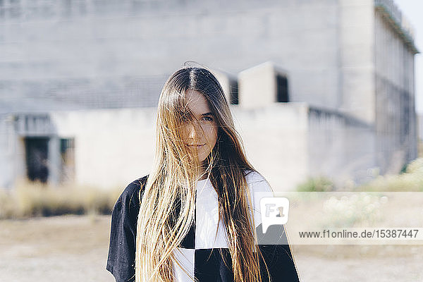 Spain  portrait of a teenage girl