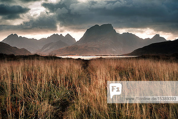 Norwegen Lofoten-Inseln Fredvang