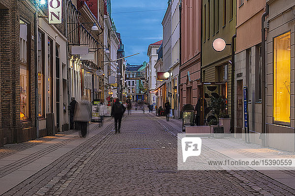 Schweden  Göteborg  Kyrkogatan im historischen Zentrum