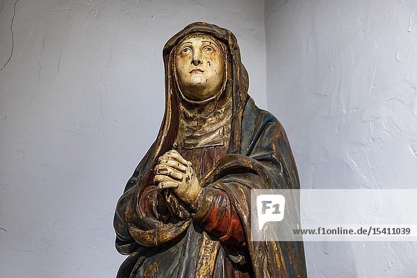 Statue in the Diocesan Museum of Sacred Art  Cathedral of Santa Ana  Canary Islands.