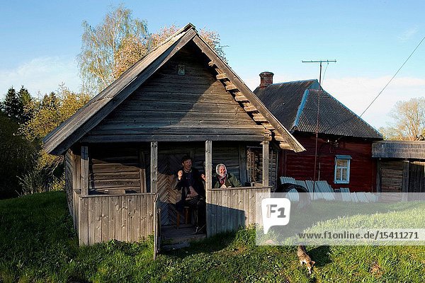 An Elderly Couple in Tobrova village