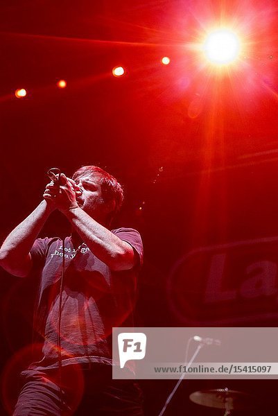 Madrid  Spain- May 14: Joey Cape from Lagwagon punk-rock band performs in concert at Wizink center on may 14 2019 in Madrid  Spain (Photo by: Angel Manzano)