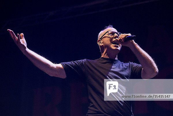 Madrid,  Spain- May 14: Greg Graffin from Bad Religion punk-rock band performs in concert at Wizink center on may 14, 2019 in Madrid,  Spain (Photo by: Angel Manzano)