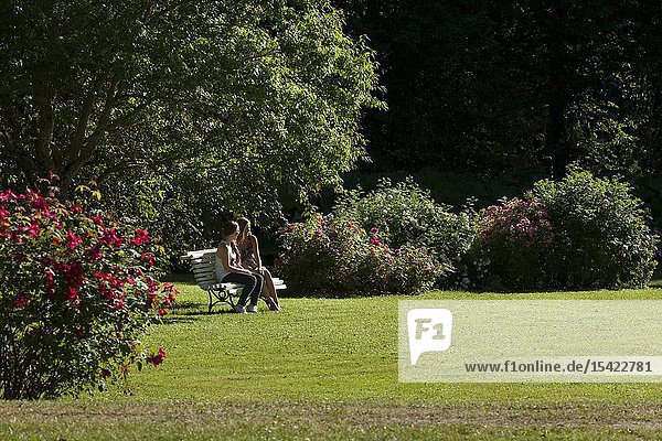 Women in the Sagadi Manor Complex Park