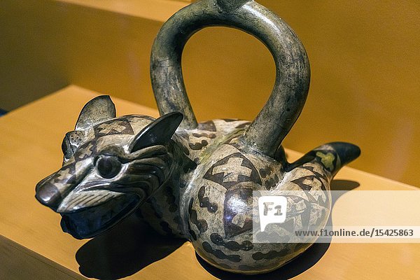 Peruvian Pre-Columbian ceramics Lima Art Museum Lima Peru.