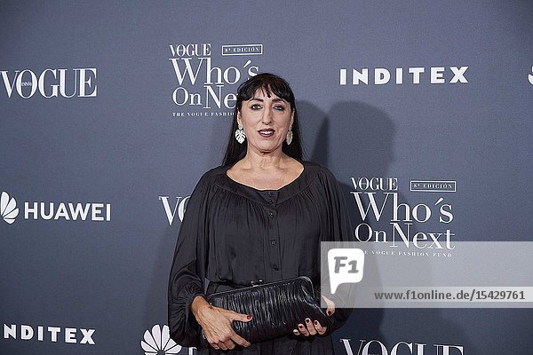 Rossy de Palma attends 'Vogue Who's On Next' Madrid Photocall at Gran Maestre Theatre on May 23 2019 in Madrid Spain