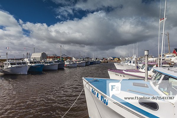 Canada Prince Edward Island North Lake small fishing harbor.