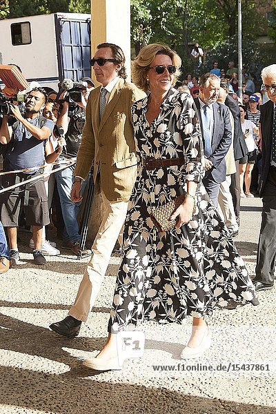 Simoneta Gomez-Acebo Borbon Fernando Gomez-Acebo Borbon attends Bullfight tribute to Maria de las Mercedes de Borbon at Plaza de Toros de Aranjuez on June 2 2019 in Aranjuez Spain.This event is the last event as King Juan Carlos of Spain Spain will represent the Spanish Royals before of this retirement
