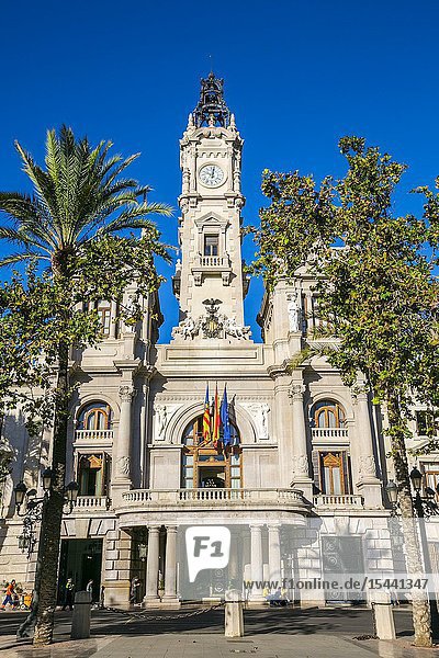 Town Hall. Town Hall Square. Valencia. Comunidad Valenciana. Spain.