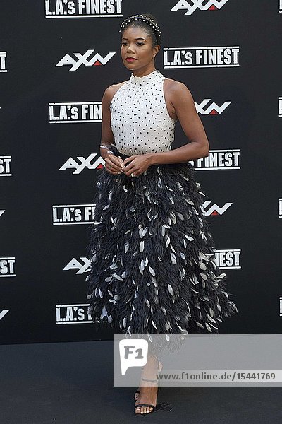 Gabrielle Union attends ‘L.A.’s Finest’ AXN TV Series photocall at Villamagna Hotel on June 10 2019 in Madrid Spain