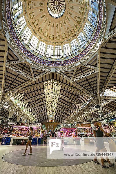 Central Market. Valencia. Comunidad Valenciana. Spain.