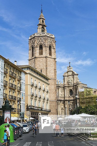 Miguelete Bell Tower of Santa Maria de Valencia Cathedral. Valencia. Comunidad Valenciana. Spain.