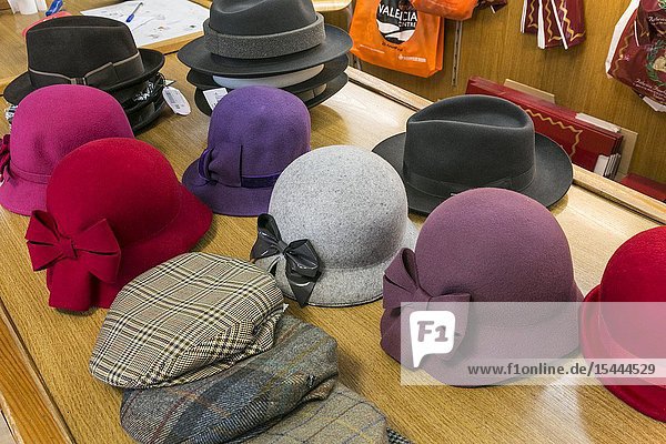 Sombreros Albero Store hats. Valencia. Comunidad Valenciana. Spain.