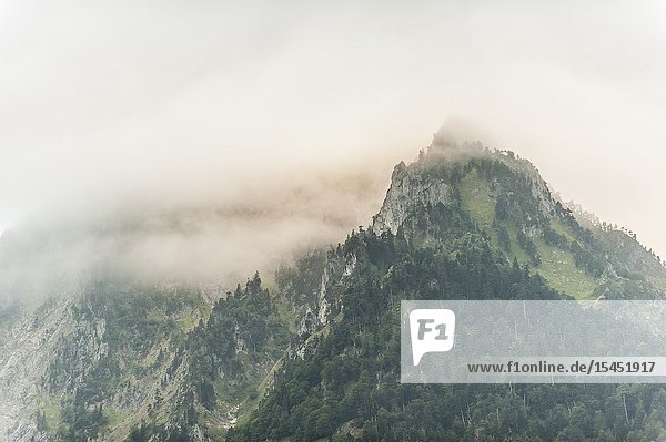 Peguere Peak in Cauterets (Hautes-Pyrénées Department Nouvelle-Aquitaine Region France)
