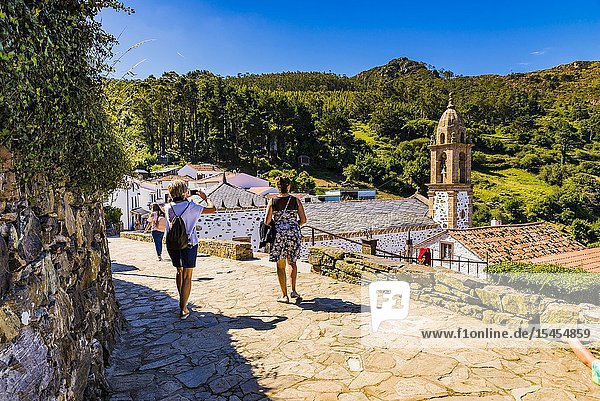 Santo André de Teixido - San Andrés de Teixido is a small village from the municipality of Cedeira. There is a sanctuary also called Santo André de Teixido which is a famous pilgrimage site. San Andrés de Teixido Cedeira A Coruña Galicia Spain Europe.