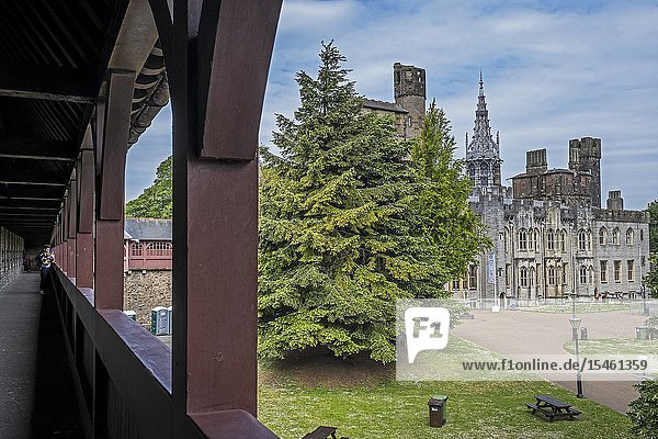 Cardiff Castle Cardiff Wales.