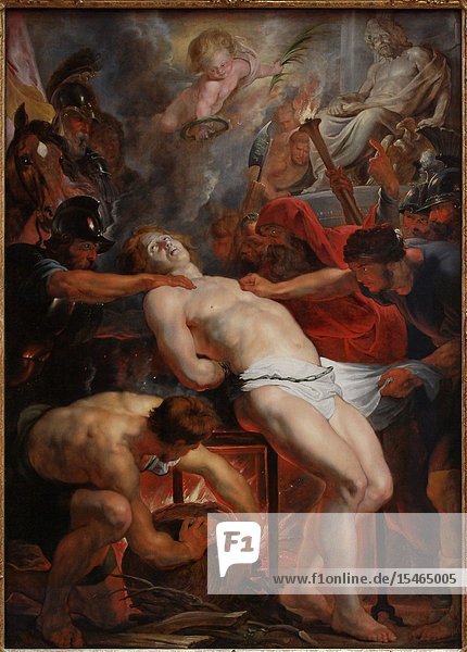 'The Martyrdom of St. Lawrence'  1613/14  by Peter Paul Rubens (1577-1640)